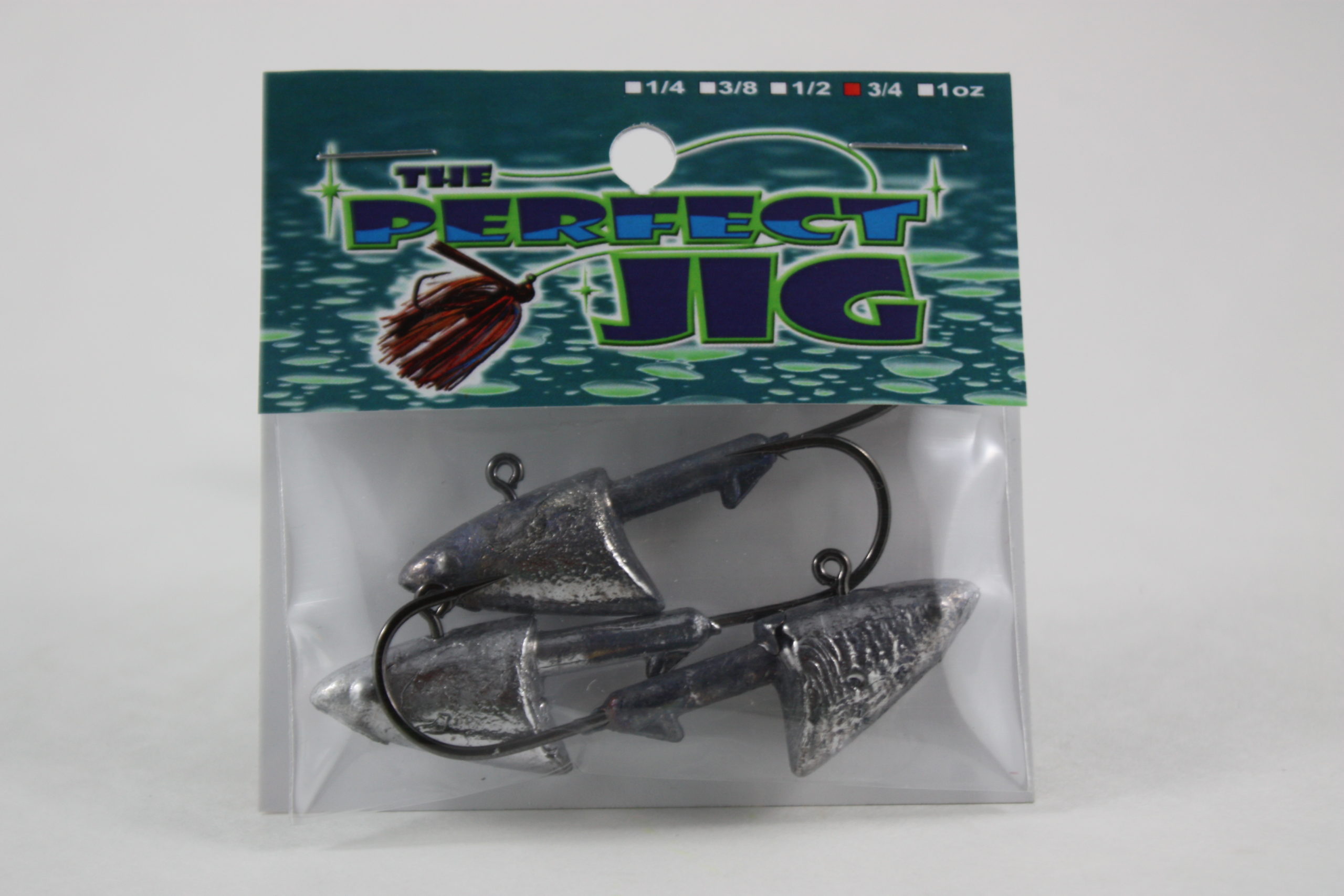 4oz Shad Head Jig on 10/0 hook - pack of 3 by DB Angling Supplies