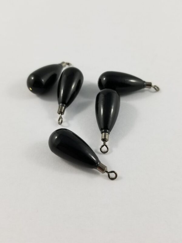 3/8 Black Tungsten Dropshot weights - The Perfect Jig