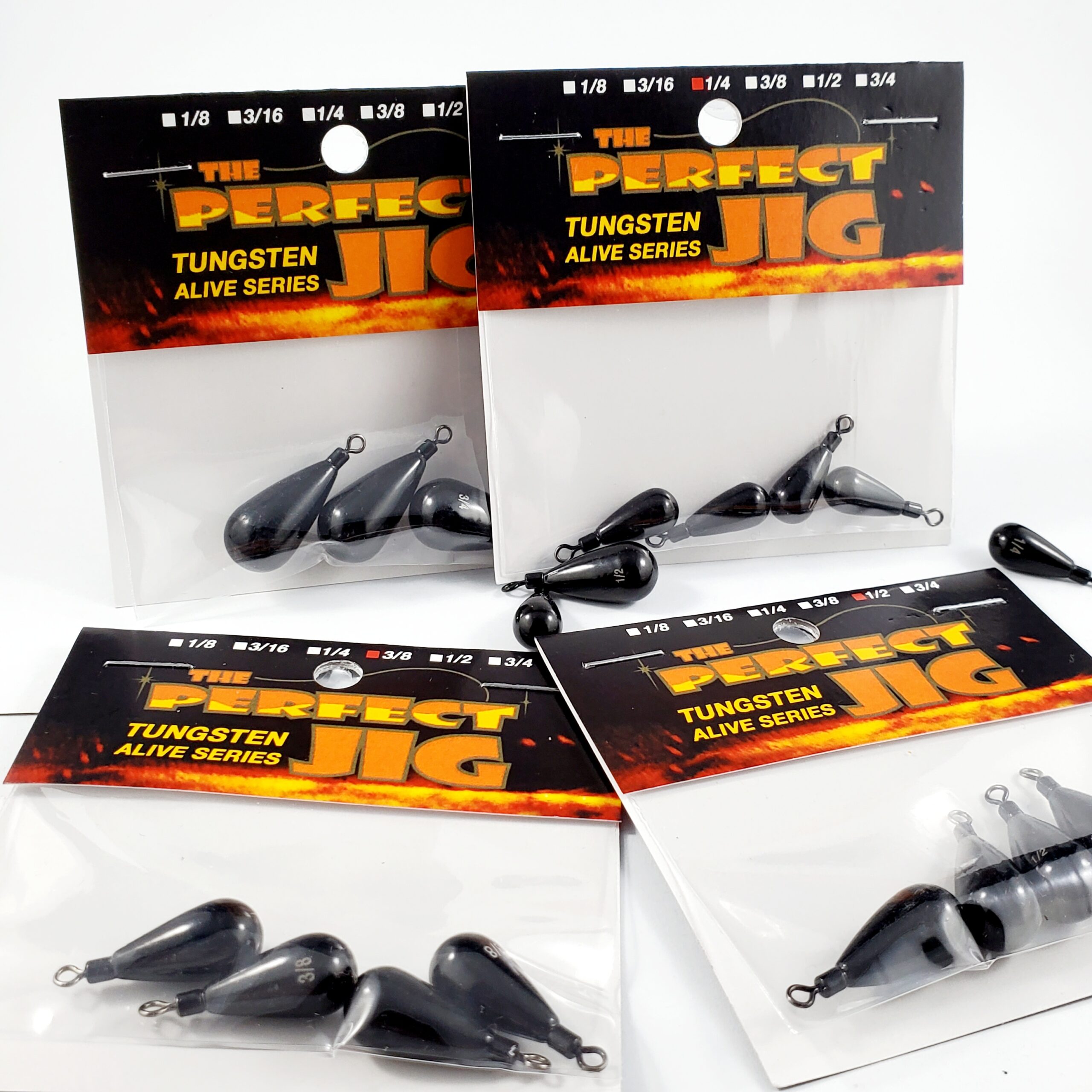 Tungsten Alive series Dropshot Weights - The Perfect Jig